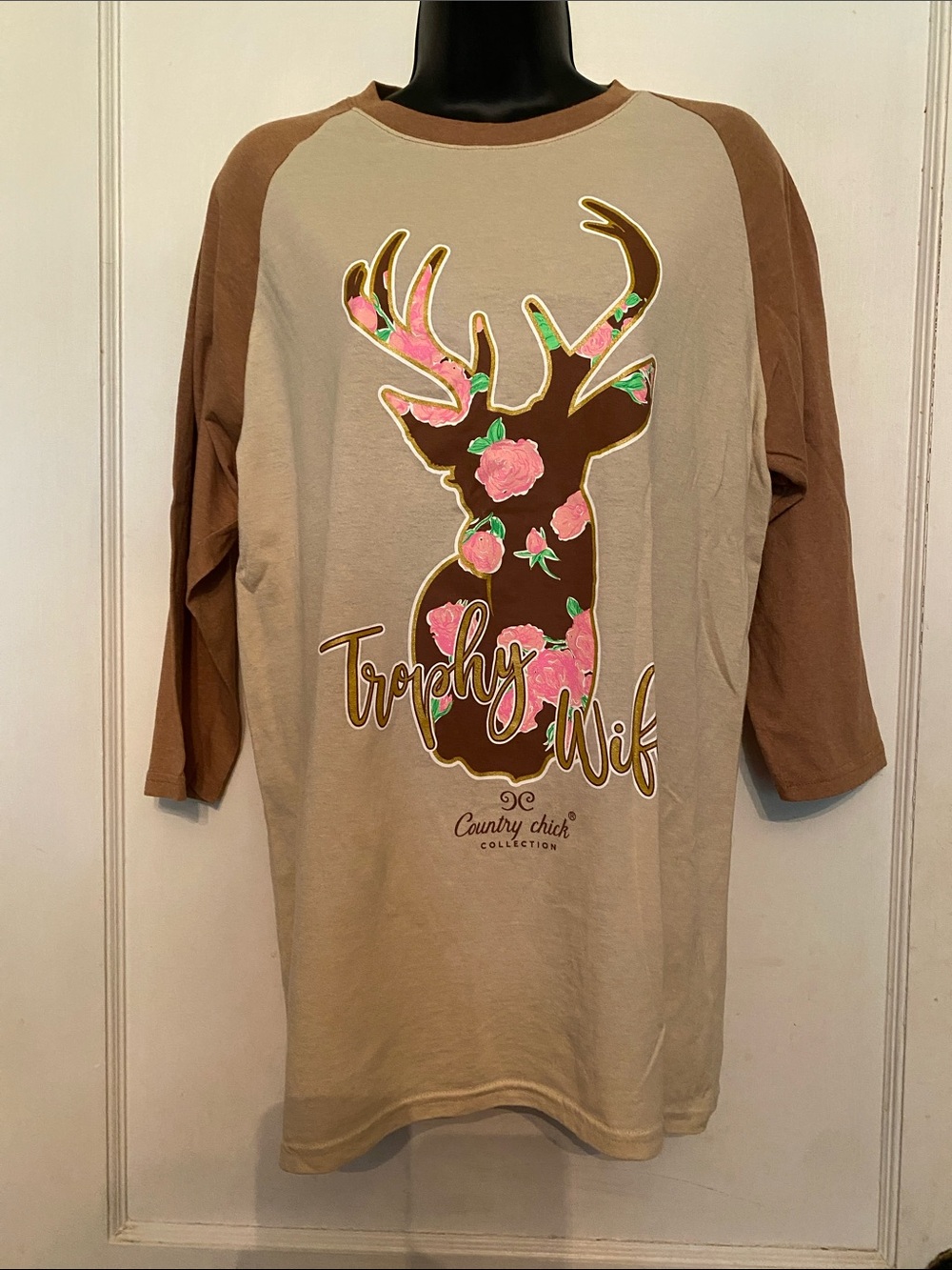 ! Country chick collection t-shirt size M 3/4 sleeve